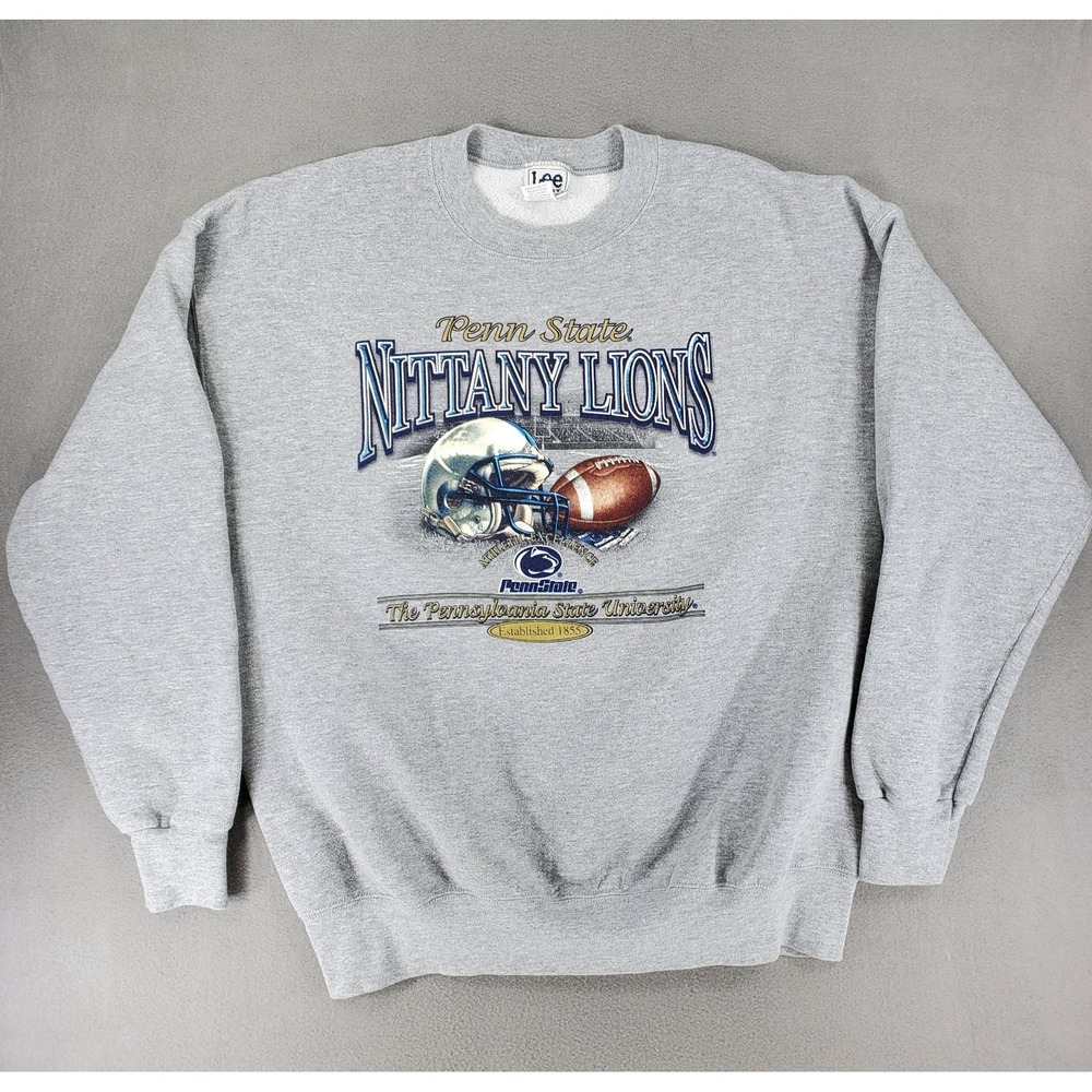 Vintage‎ Penn State Nittany Lions Sweatshirt XL Lee Sport 90s College Crewneck